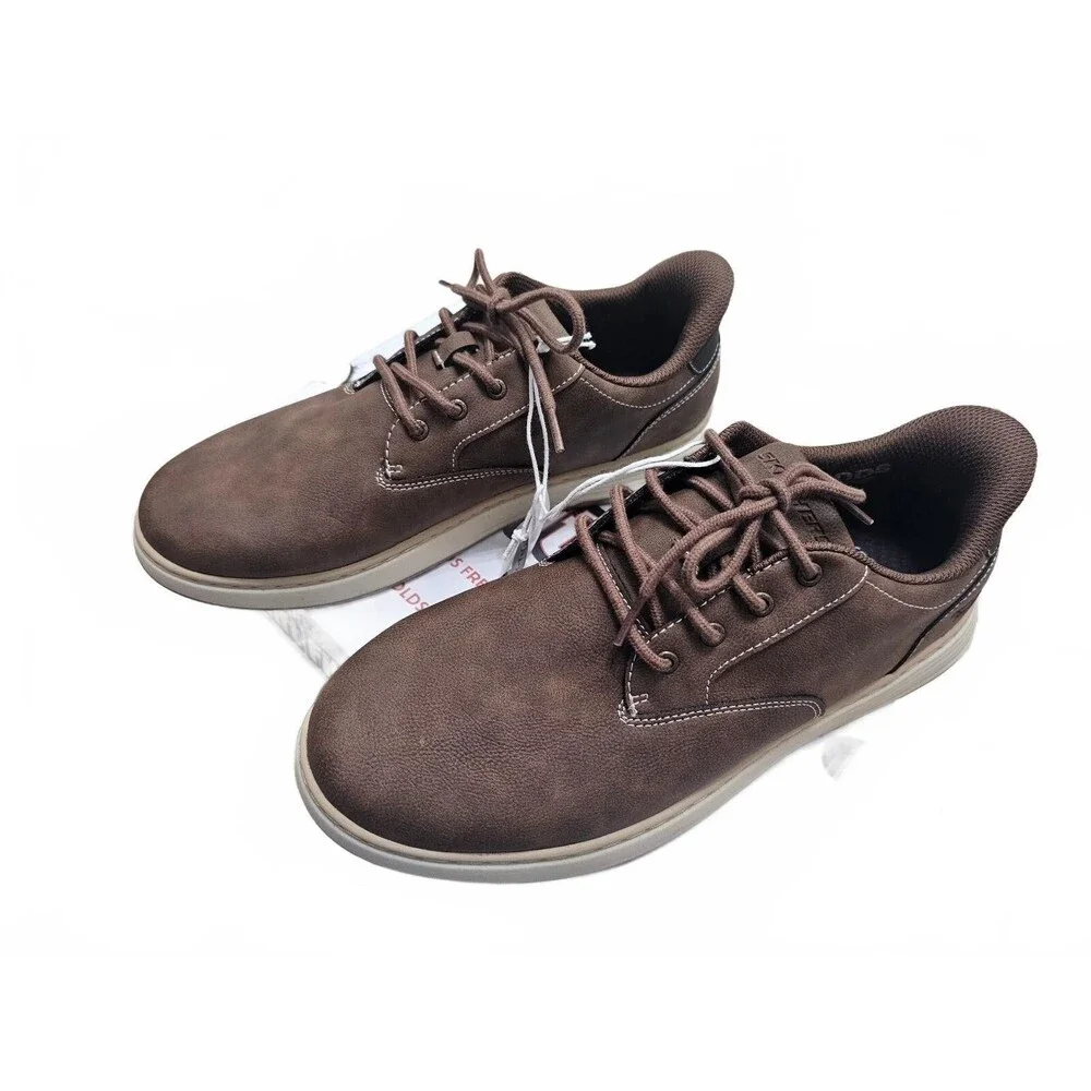 Skechers Swift Fit Casual Shoe Brown 10 Hands Free